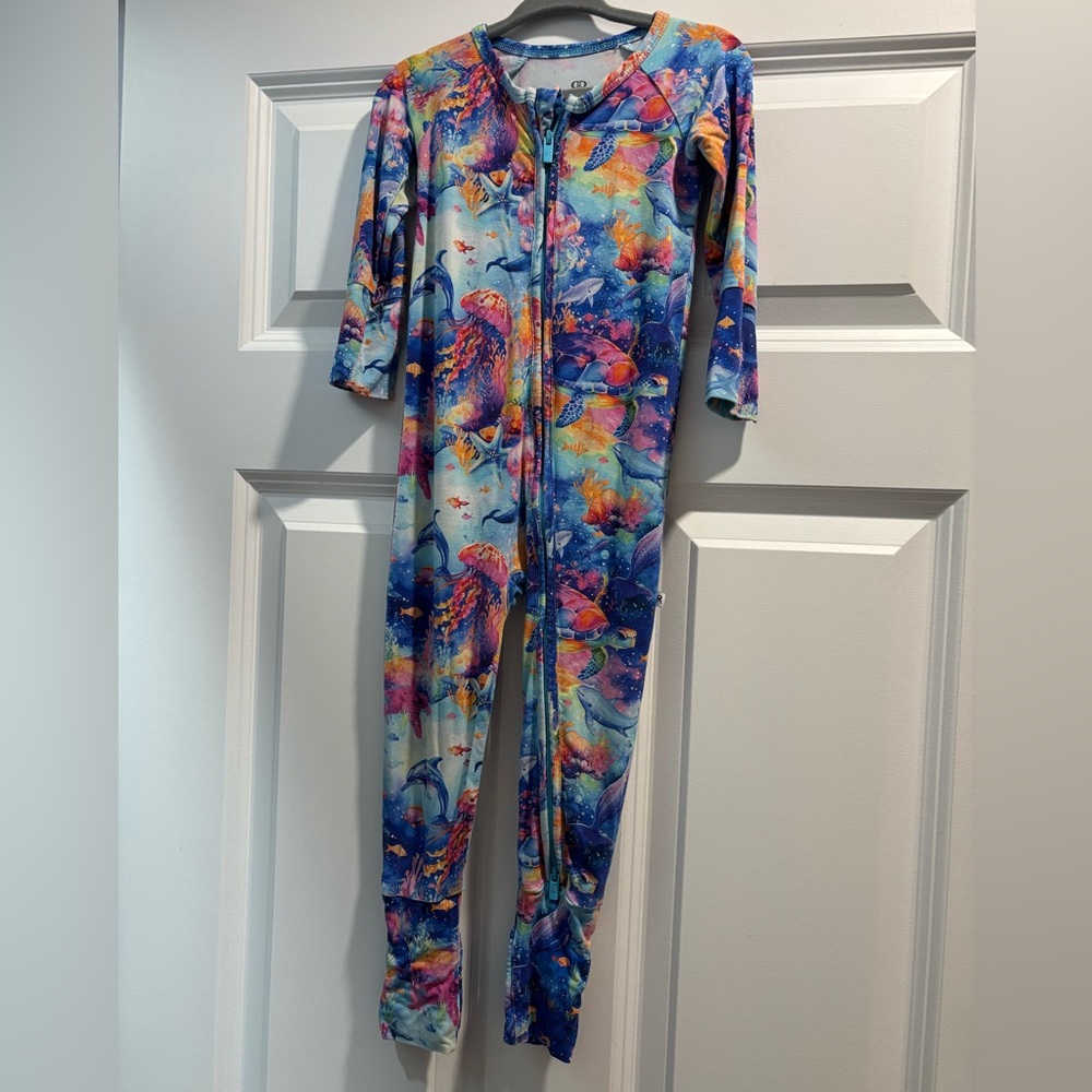 Bums and Roses Convertible Romper 18-24 months